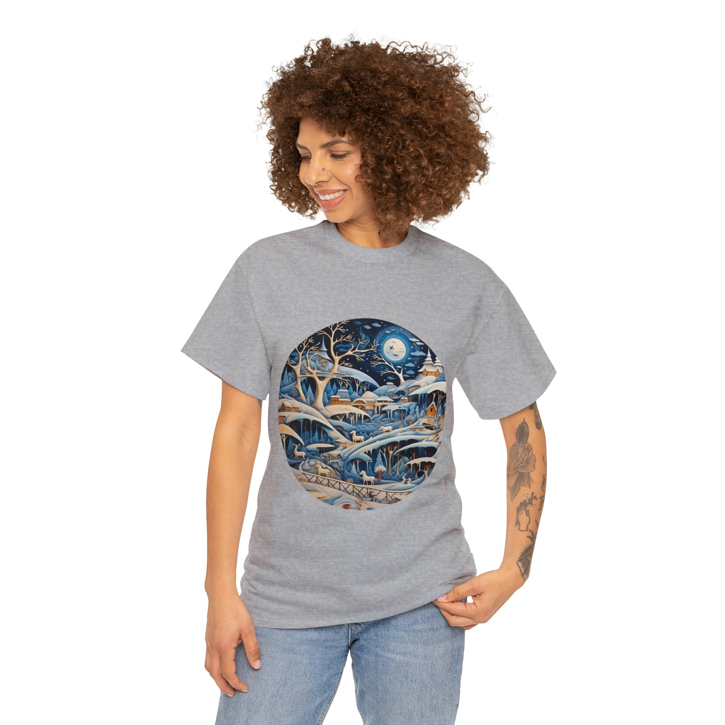 Winter Naturalism - Unisex Heavy Cotton Tee