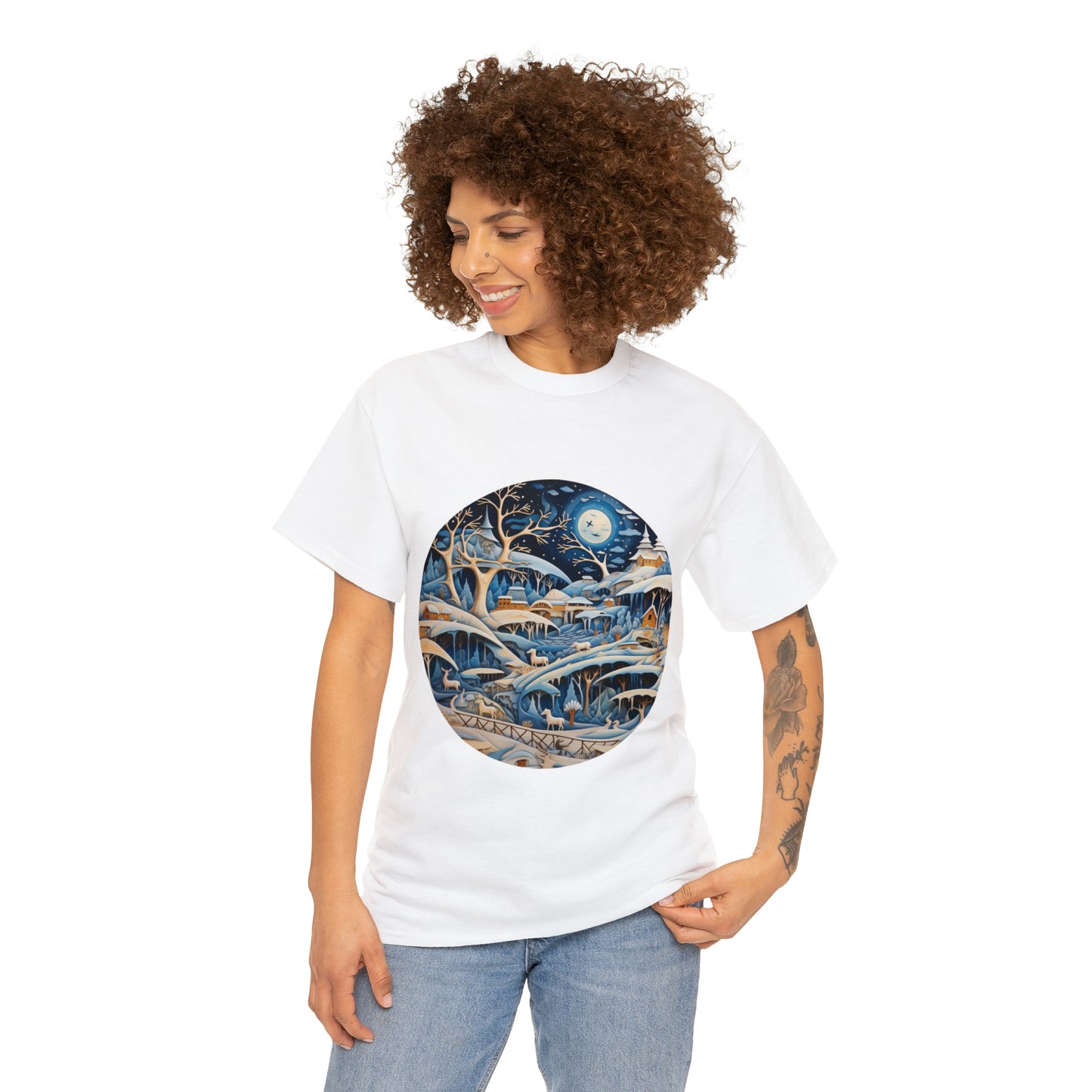 Winter Naturalism - Unisex Heavy Cotton Tee