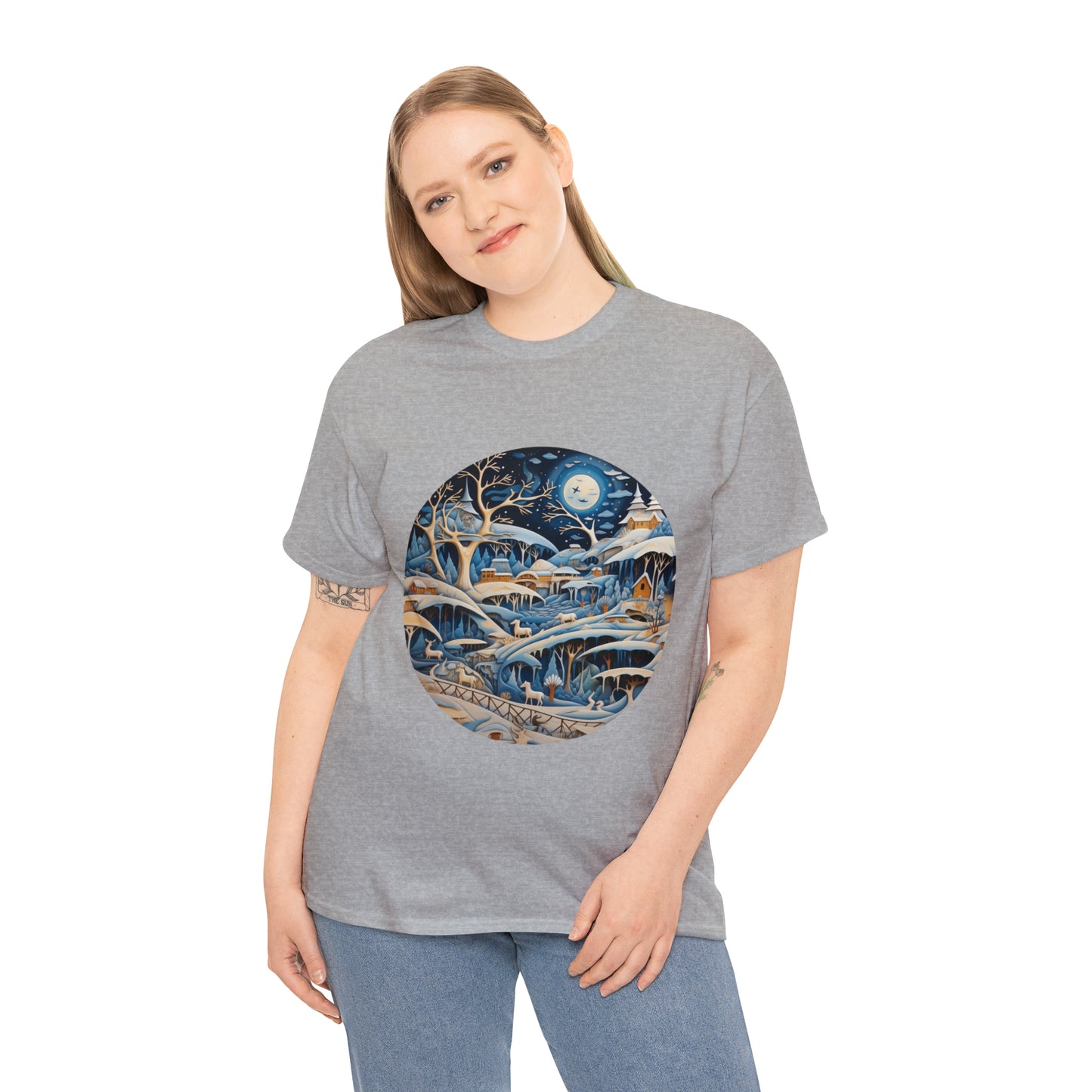 Winter Naturalism - Unisex Heavy Cotton Tee