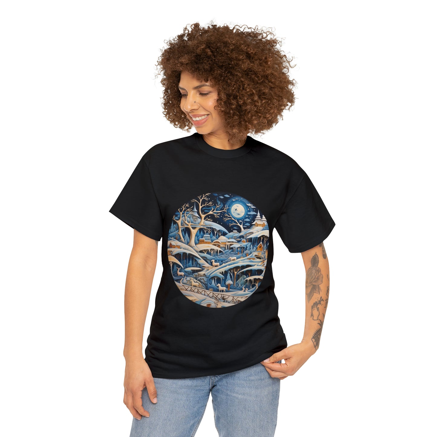 Winter Naturalism - Unisex Heavy Cotton Tee