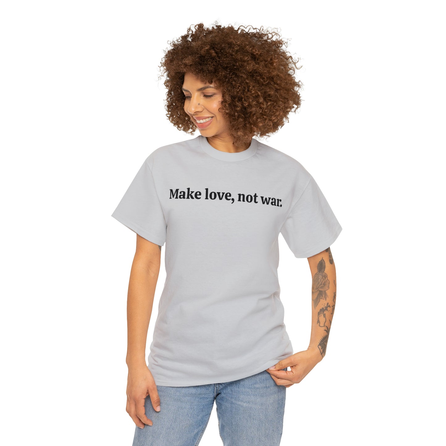 Make love, not war - Unisex Heavy Cotton Tee