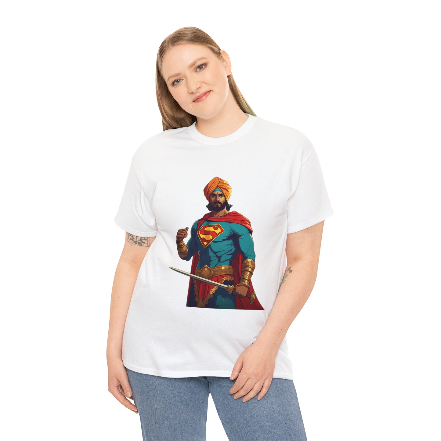 Punjabi Superman - Unisex Heavy Cotton Tee