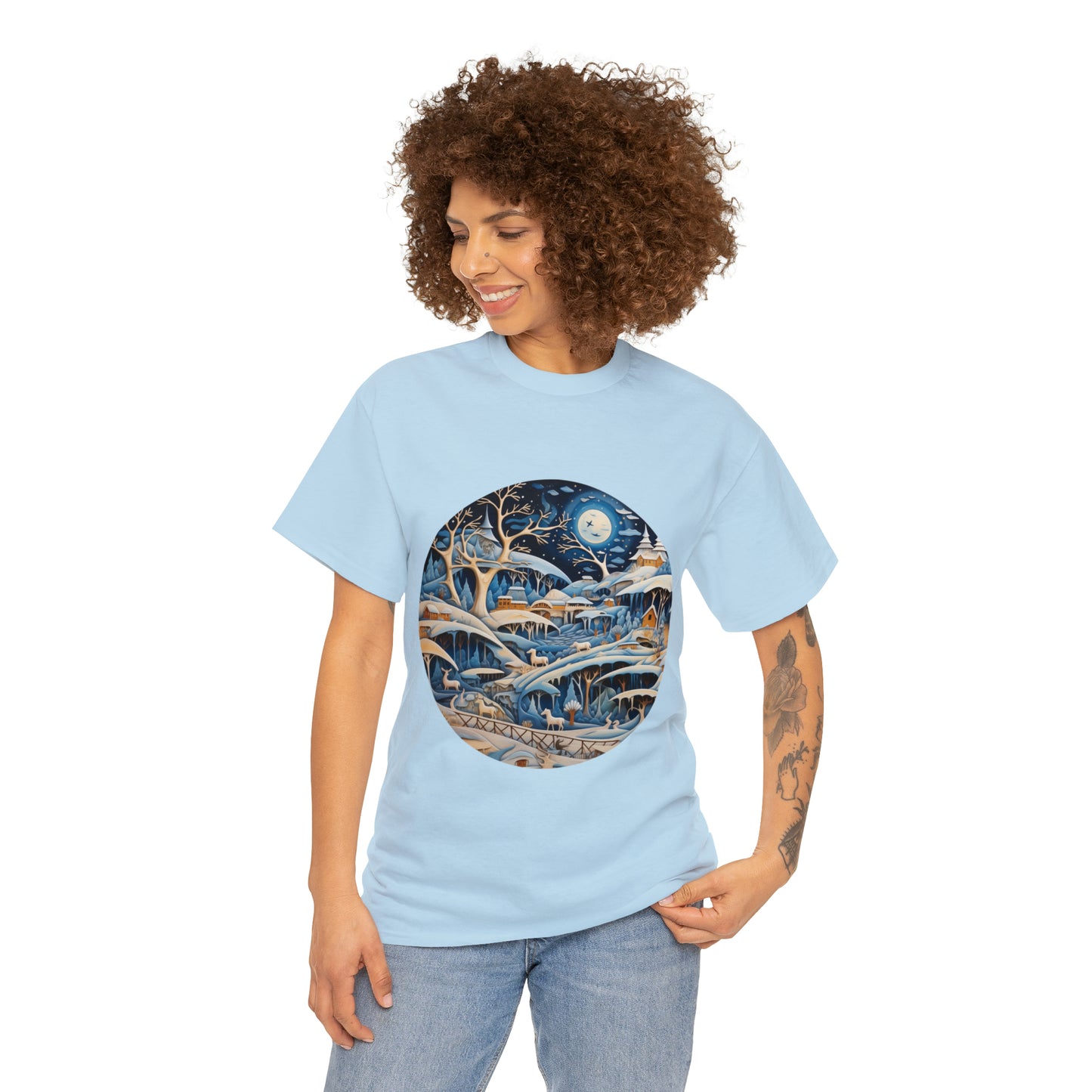 Winter Naturalism - Unisex Heavy Cotton Tee