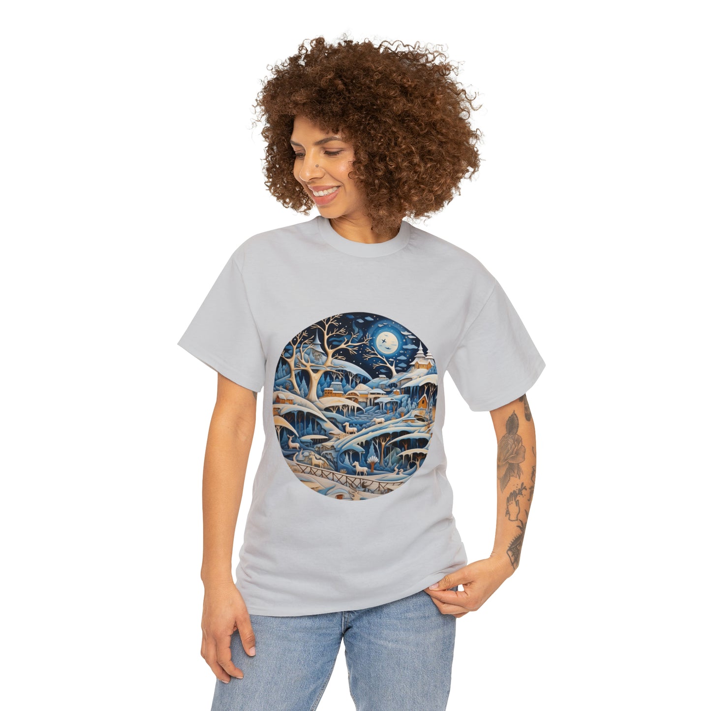 Winter Naturalism - Unisex Heavy Cotton Tee