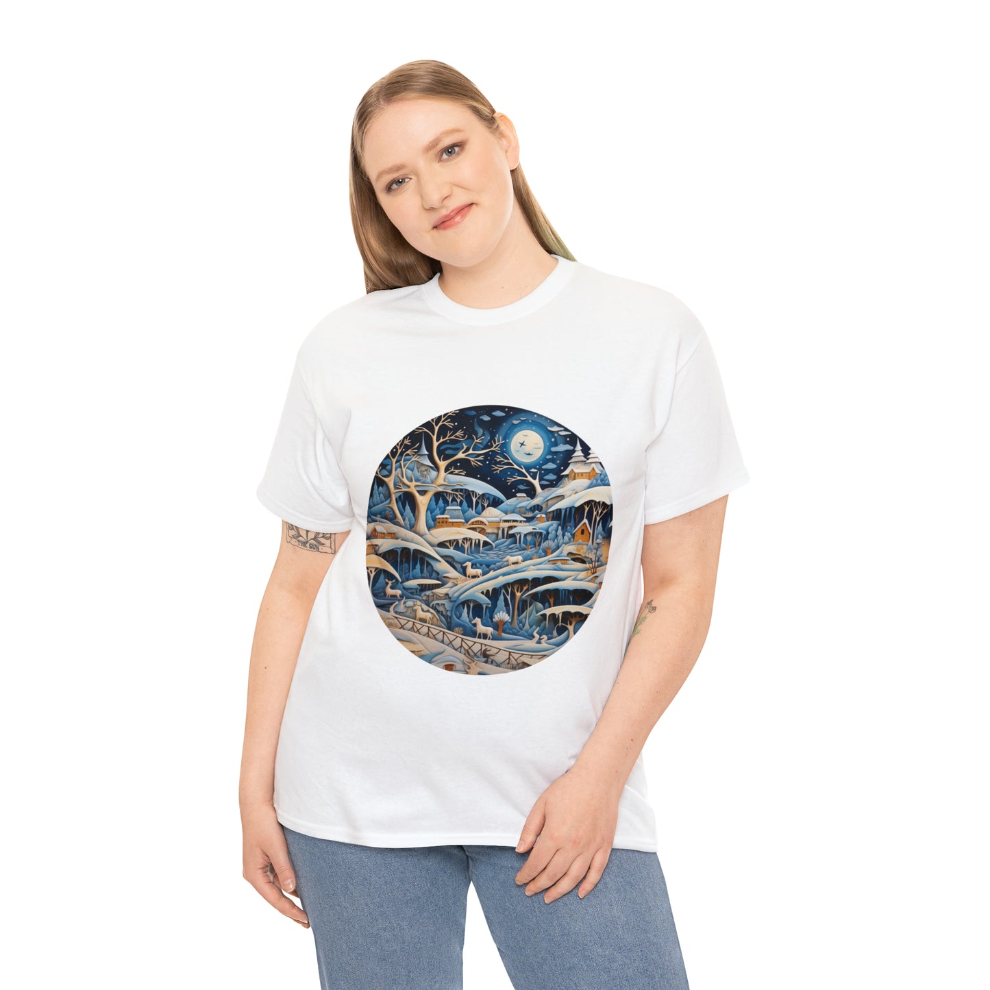 Winter Naturalism - Unisex Heavy Cotton Tee